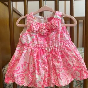 Lilly Dress and Bloomers - Sz 3-6m